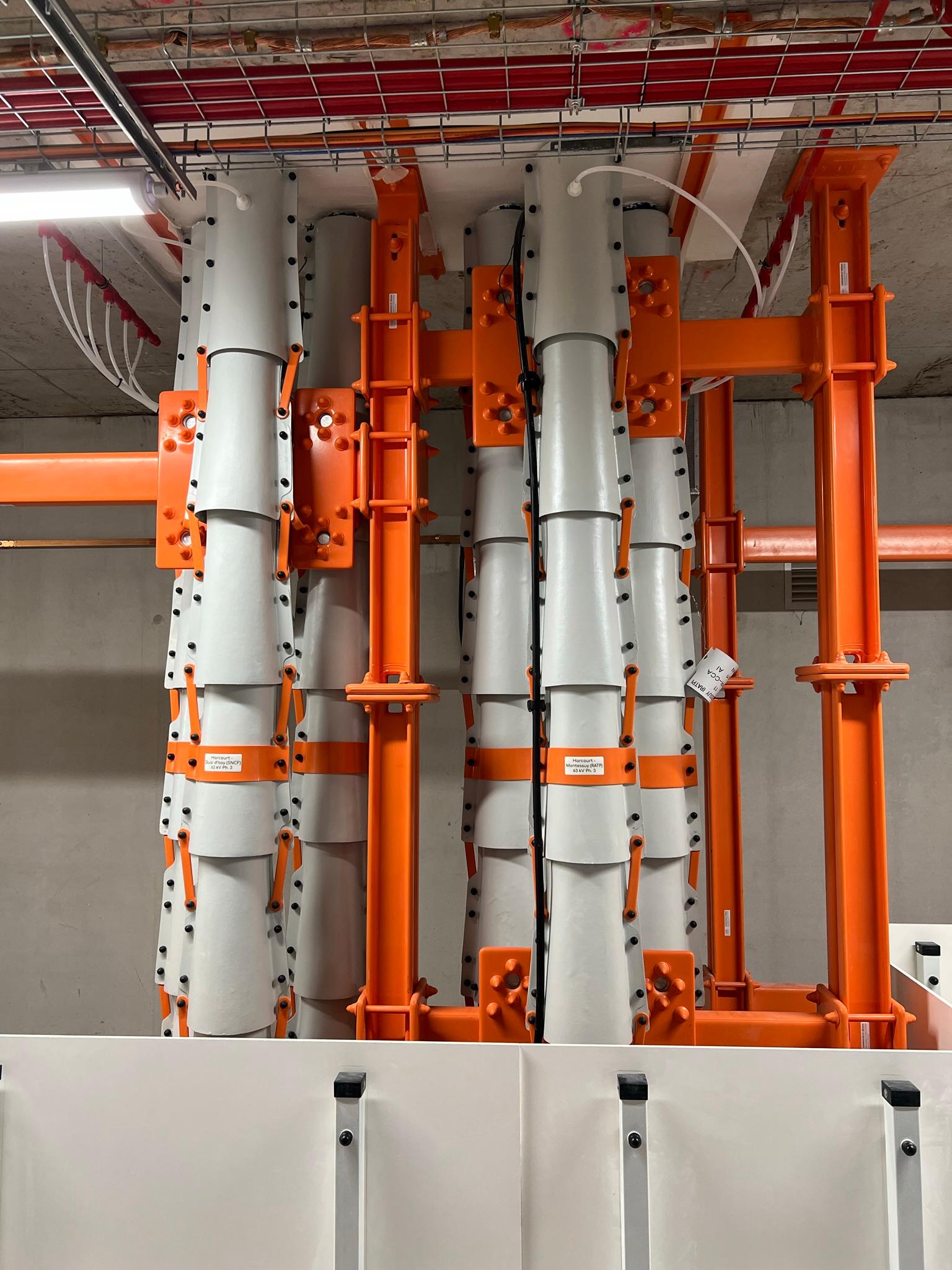 Aspiration de fumée système de sécurité sur capotage lignes électriques
